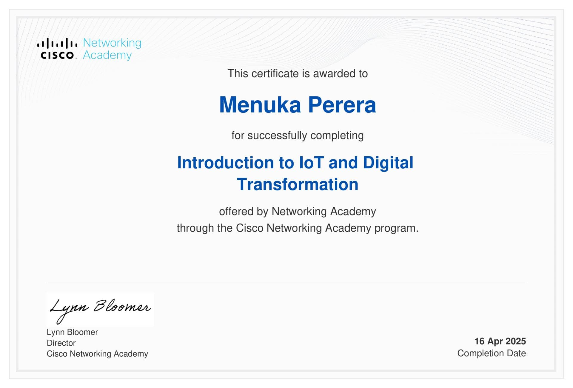 Intro to IoT & Digital Transformation