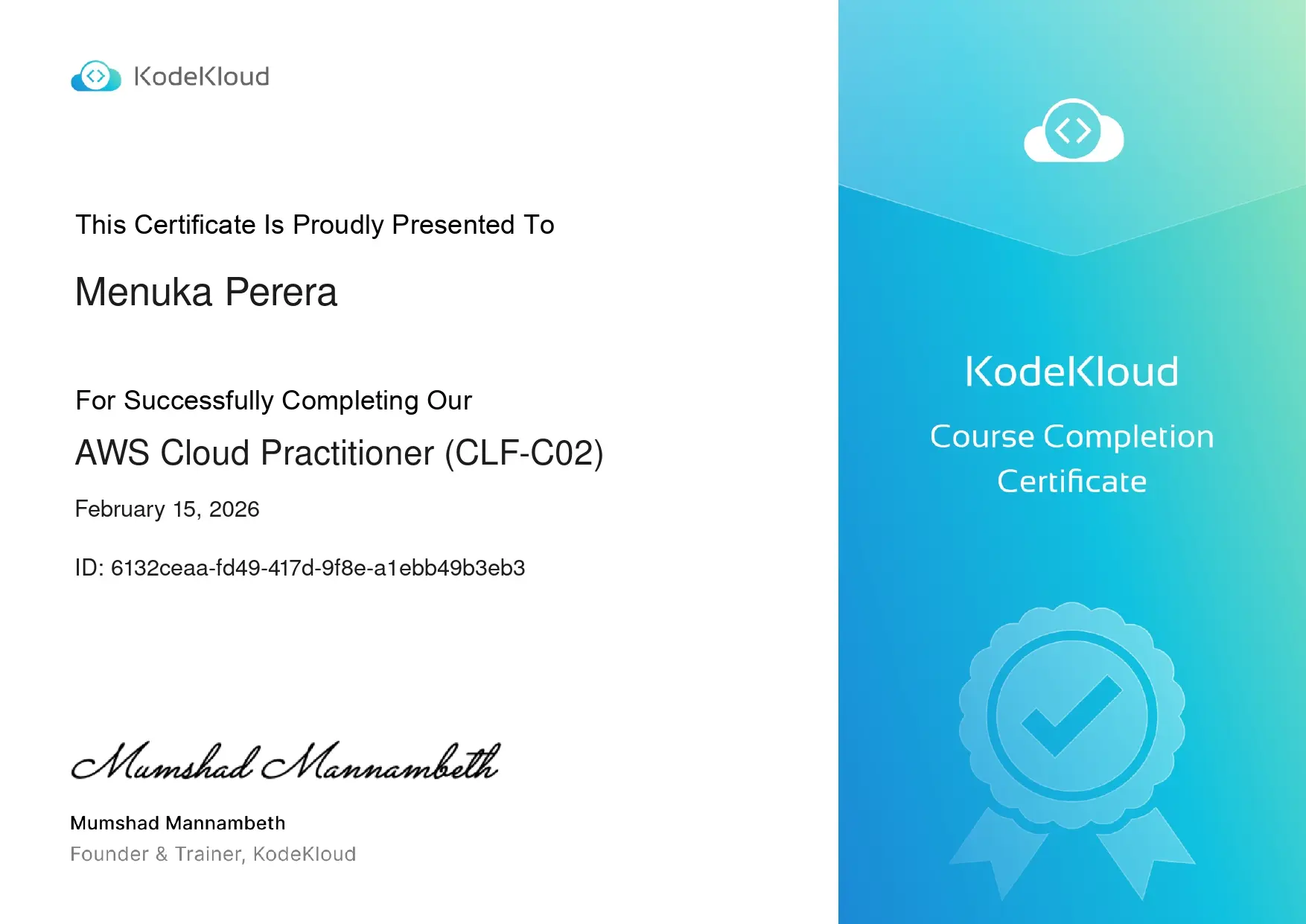 AWS Cloud Practitioner